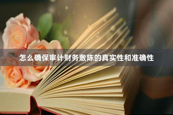 怎么确保审计财务敷陈的真实性和准确性